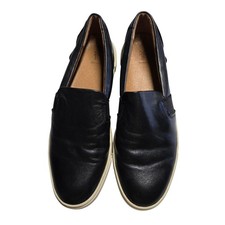 Frye Ivy Slip On Black Leather Sneakers Womens 8M 3471194-BLK Low Top Shoes