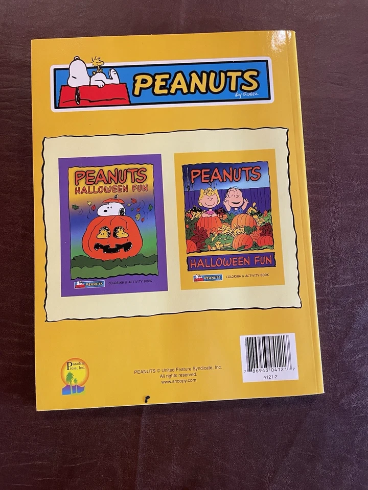 2003 Paradise Press Inc. PEANUTS Halloween Fun Coloring & Activity Book NOS - Image 2 of 4