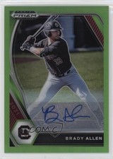 2021 Panini Prizm Draft Picks Lime Green 1/23 Brady Allen #PDP149 Auto nd3