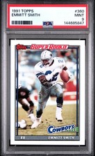 1991 TOPPS #360 EMMITT SMITH PSA 9