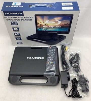 FANGOR Portable Blu-Ray Disc/DVD Player 270 Screen Swivel - F-BR101