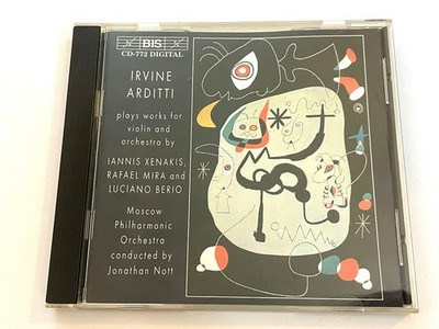 Irvine Arditti Plays Works For Violin And Orchestra by Xenakis, Mira, Berio (CD)