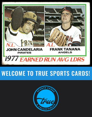 1978 Topps #207 1977 ERA Leaders (John Candelaria / Frank Tanana)