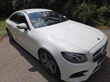 Mercedes E220d AMG Line Premium Coupe 9 Speed Auto 2017 17 Plate White FSH