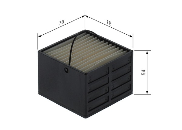 Bosch Kraftstofffilter F 026 402 130 Filtereinsatz-image
