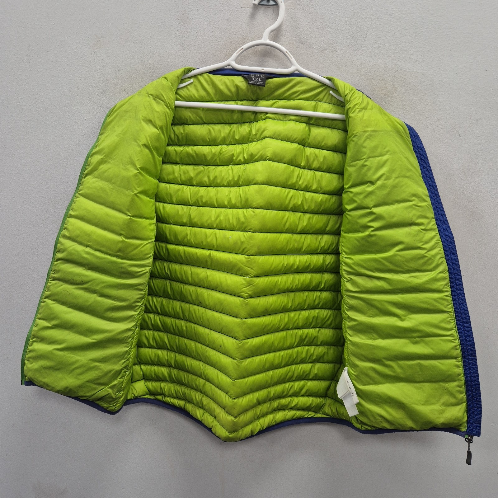 Rab Mens Microlight Down Blue Puffer Vest Gilet Bodywarmer Pertex Size Large image 3