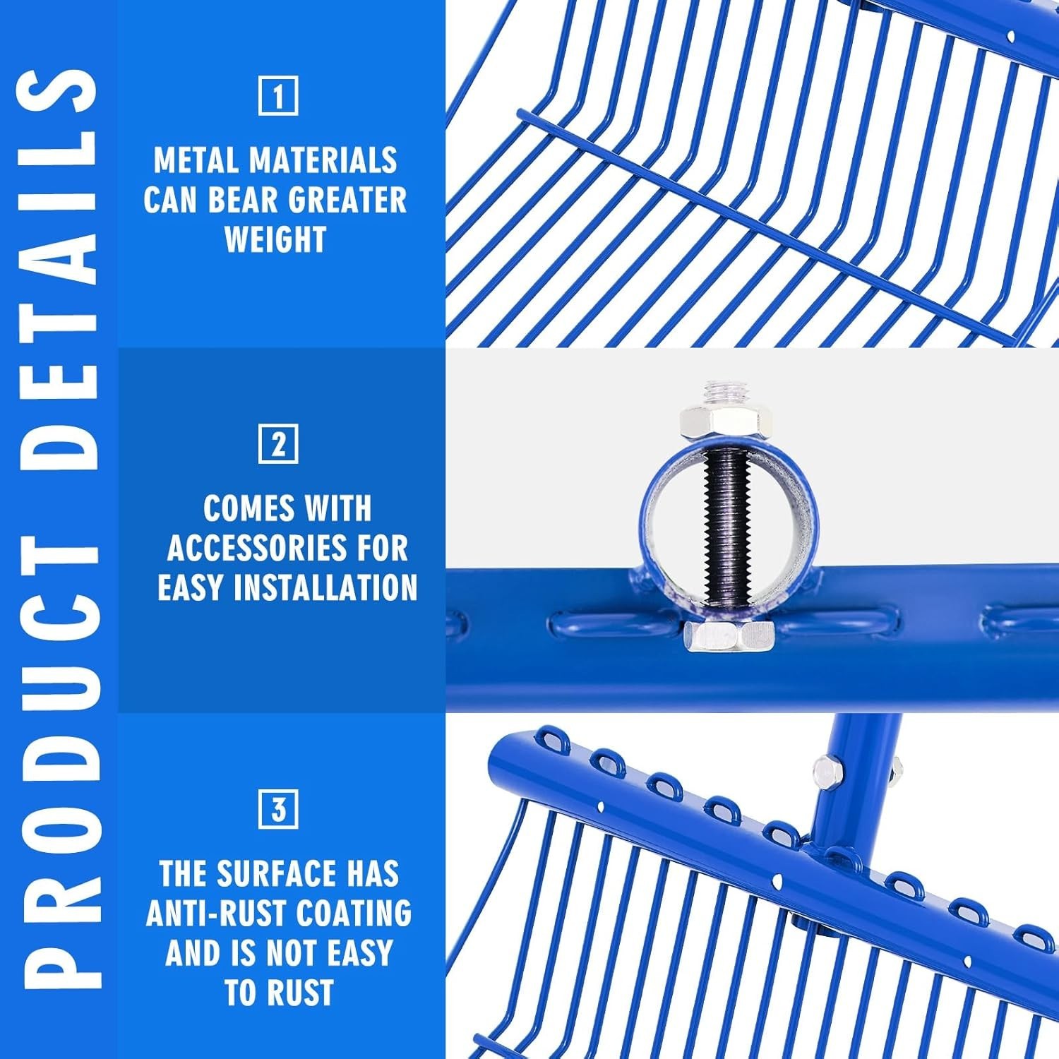 2 Pack Pitchfork Replacement Head Metal Horse Manure Rake Gardening Pitch Fork