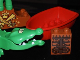 Lego Duplo Peter Pan's Visit Crocodile Tribal Mask Block Boat Replacement Parts