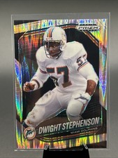 2025 Panini Prizm Black #82 Dwight Stephenson Silver Flash Prizm #/249
