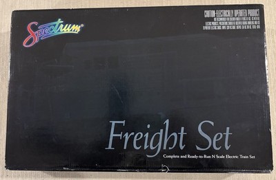 Bachmann Spectrum N Scale 7 Car Freight Train Set 24105 DCC READY New No Track