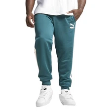 PUMA T7 Iconic Track Pants Mens Green Casual Athletic Bottoms 53948522