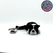 Staffordshire Bull Terrier Dog Keychain Zipper Pull Flexi Fidget Cute Staffy