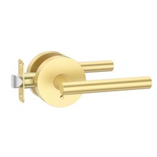 Brushed Gold Interior Privacy Door Handles Heavy Duty Bedroom Lever 1 PCS