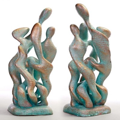 Laocoon group plastic sculpture unique signed Prof. em. Andreas Loeschner-Gornau