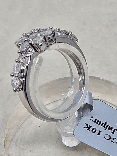 1.05ct Diamond 9K White Gold Tomas Rae Ring Size O (2.45g) - Picture 4 of 11
