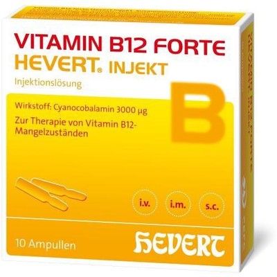 VITAMIN B12 Hevert forte Injekt Ampullen 10X2ml PZN 4836089