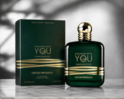 Stronger With You Sandalwood Emporio Armani EDP Men's Fragrance 3.3 oz 100ml New