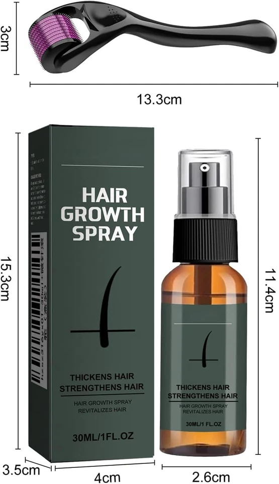 Huile Barbe 30Ml, Kit Spray Hydratant, Soin Homme, Qualité Supérieure Bio, Pour  - Photo 2/4