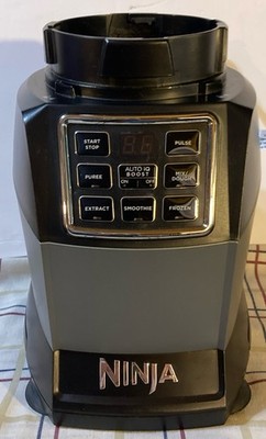 Nutri Ninja Pro Auto iQ BL493 30S Base 1200W Motor Blender WORKS Black/Silver