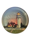 Vintage Cape Cod Massachusetts Lighthouse Backlit Night Light 7” Collector Plate
