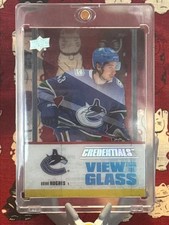 2022 Quinn Hughes View from the Glass Credentials