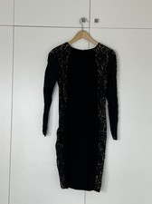 Zimmermann Dress Size 1 AU 10 US 6 Black Lace Mini Short Event Formal Office 