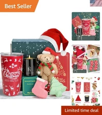 2025 Luxury 8-Pc Christmas Gift Basket for Women - Perfect Holiday Surprise