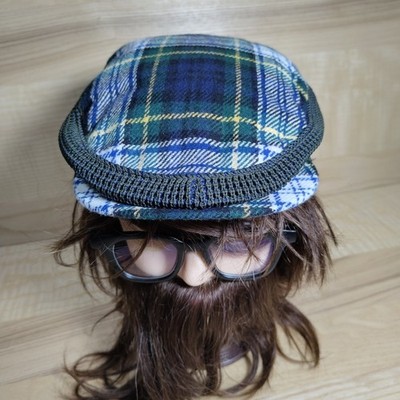Vintage Dunn & Co ''The Alderney Super'' Newsboy Cap - Dress Gordon Tartan - UK