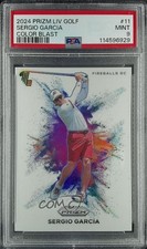 2024 Panini Prizm LIV Golf Color Blast Sergio Garcia #11 PSA 9 MINT 1o2