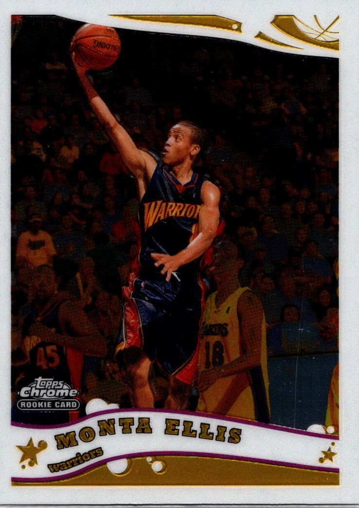 2005-06 Topps Chrome - Monta Ellis #215 (RC) Golden State Warriors