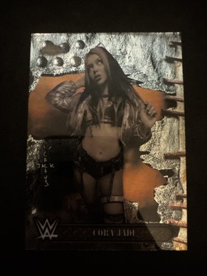 2025 Topps Chrome WWE Cactus Jack Card CORA JADE Wrestling Diva Karte # 73