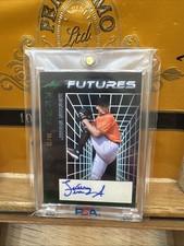 2024 Leaf Futures - Juan Nunez - Gold Foil Futures Auto #d 42/99