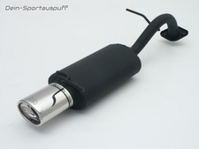 Ulter Sportauspuff Toyota YARIS 2 07-10 95x65mm oval eingerollt gerade