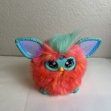 Hasbro Furby Interactive Plush Coral Color Works Good 2023 Moves Lights Up e5 