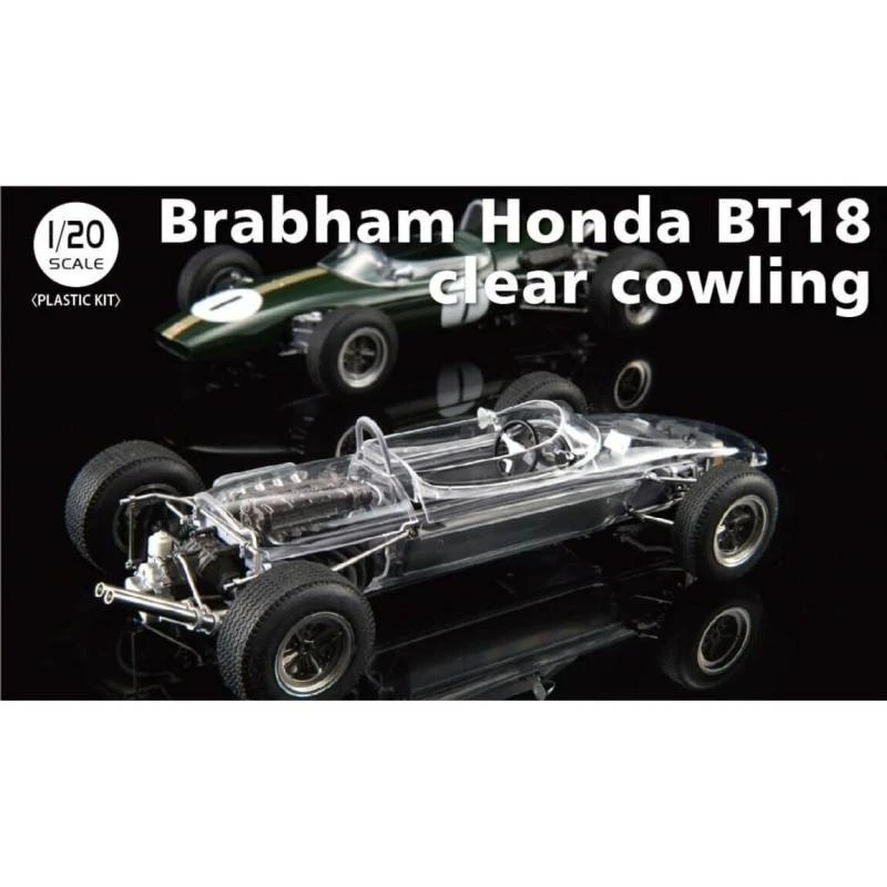 Modellino Macchina Brabham Honda Bt18 Clear Cofano EBBRO 20025 1:20 - Immagine 2 di 4