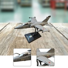1:100 Scale Fighter Model with Display Stand for Living Room Cafe TV Cabinet