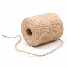 164FT Natural Jute Twine Rope String 2mm - Crafts, Gardening, Gift Wrapping