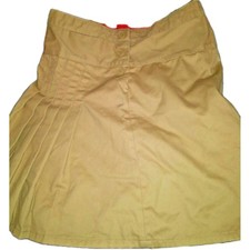 New nwt Gap 12 regular girls khaki uniform school skirt classic Gap Shield