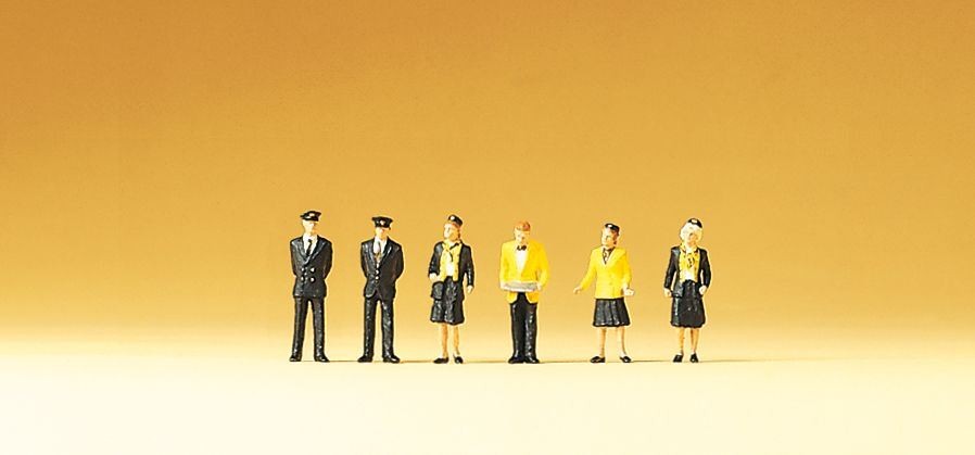 Eurostar Personnel (6) Painted Preiser 79100