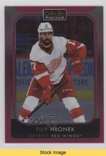 2021-22 O-Pee-Chee Platinum Matte Pink Filip Hronek #116 READ 0lk3