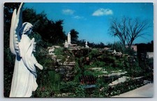 Postcard Angel Peace National Shrine Our Lady of the Rosary of Fatima Wisconsin