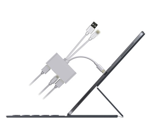 For IPhone/iPad 5 In 1 Memory Card Reader USB 3.0 OTG Adapter SD Card Reader - Afbeelding 9 van 9