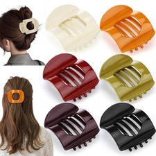 6 Pack Large Flat Hair Clips for Women  Girls, Strong Hold French Claw Clips...