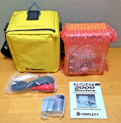 Triplett Corporation Railroad Test Set Model 2000 Type 3 NEW OPEN BOX ITEM