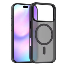Translucent Matte Magnetic Case for iPhone 17 16 15 14 Pro Max Shockproof