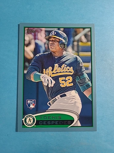 Yoenis Cespedes 2012 Topps Blue Baseball Card # 396 I7693
