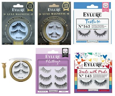 Eylure Luxe Magnetische Wimpern Nerz Effekt Eckwimpern Applikator 1 Paar Neu 