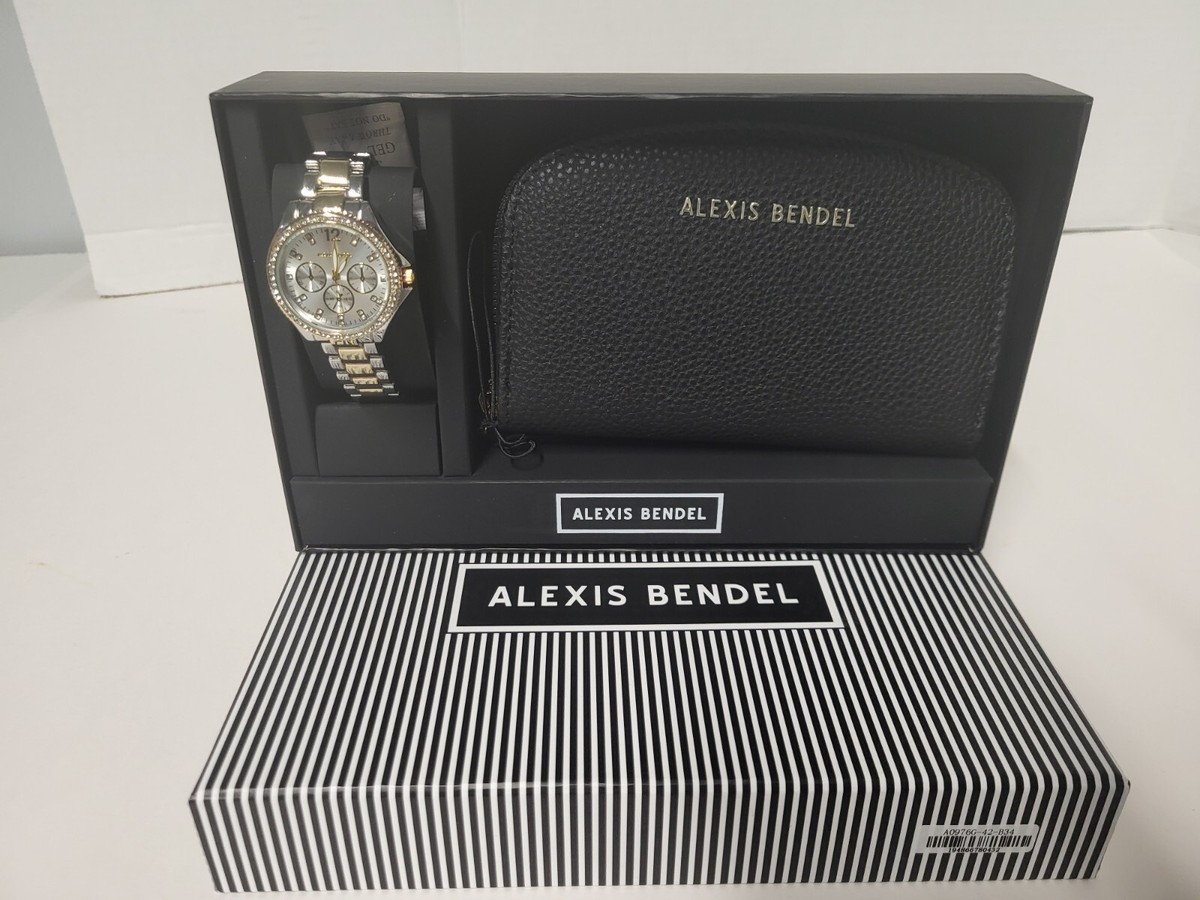 Alexis Bendel Gift Set; Watch, Keyring, Compact Mirror And Travel Case $125 NWT Alexis Bendel Watch and Bracelet Set New | Mercari main image 2