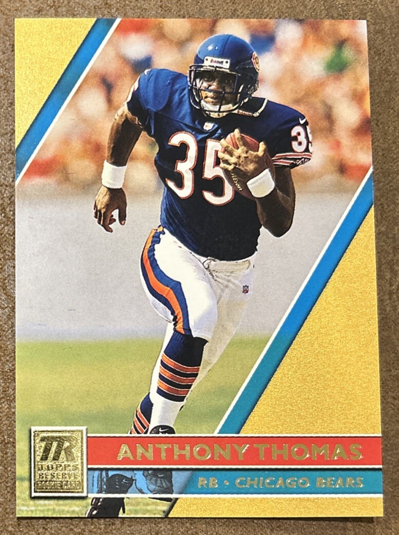 2001 Topps Reserve  Anthony Thomas #117 , Serial #156 of 999, Rookie RC