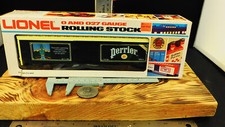 Lionel O Scale Train 6-9814 Perrier Billboard Advertising Reefer Made in USA